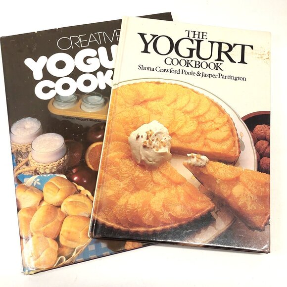Yogurt Cookbook Lot of 2 for Yogurt Making VINTAGE Good - Picture 1 of 5